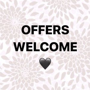 Offers are always welcome!